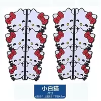 桔红色 KT猫[四片装] 车门防撞贴汽车开门防撞条卡通可爱门边后视镜防刮防碰条防擦条贴