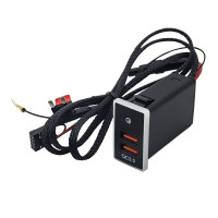 花冠氛围灯双快充 适用于丰田花冠改装车氛围灯3.0双快充插座 车载充电器双车充USB