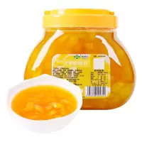 芒果果酱 鲜活芒果果酱2.5kg沙冰刨冰奶昔果粒酱芒果粒烘焙奶茶店原料商用