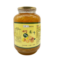 一佳蜂蜜柚子茶2KG(黄金柚) 蜂蜜柚子茶2kg 韩国风味水果茶酱韩式冲饮罐装 泡水喝奶茶店专用