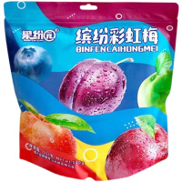 缤纷彩虹梅500gX1袋 果纷园缤纷彩虹梅500g袋装即食加洲西梅梅子酸甜蜜饯青轻梅乌酸梅