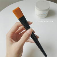 [1支] 巨好用涂抹式平头面膜刷软毛脸部涂面膜刷子火山泥白泥膜专用刷