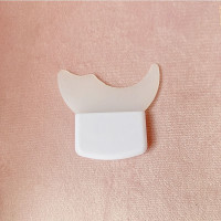 白色 多功能画眼线眼影涂睫毛膏辅助神器挡板下眼睑睫毛工具睫毛卡