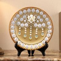 金色 欧式陶瓷花瓶摆件奢华电视柜玄关插花器简约客厅桌面三件套装饰品