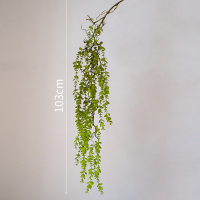 仿真植物小叶垂蕨 掬涵 仿真绿植小叶垂蕨藤条壁挂吊兰装饰婚庆花艺植物墙橱窗森系