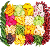 交个朋友[13种果蔬脆组合]250g 果蔬脆混合果蔬干综合什锦果蔬脆片水果干脱水即食香菇秋葵脆袋装