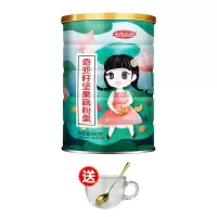 送杯勺[1罐装]五谷奇亚籽藕粉 五谷快线奇亚籽坚果桂花藕粉羹500克/罐