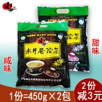 二代咸味450g*2包 安化水井巷擂茶二代咸味450g*2益阳芝麻花生茶糊代餐冲饮湖南特产