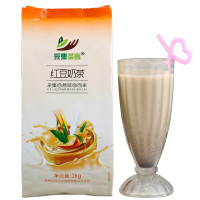 红豆味 1kg袋装速溶芝士奶茶粉珍珠奶茶店秋冬热饮冲饮三合一专用原料