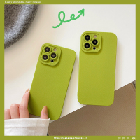 磨砂橄榄绿 驰 iPhone13 ins简约橄榄绿色适用苹果13/11/12pro/max手机壳iPhonex/xr磨砂