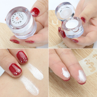 美茜儿 白色眼影提亮粉 卧蚕提亮粉 白色眼影粉珠光单色眼妆闪粉高光提亮卧蚕舞台妆化妆亮晶晶细亮粉