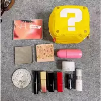 问号包 布包的家力士保防泼水布化妆包手拿包任天堂游戏样式马里奥问号包