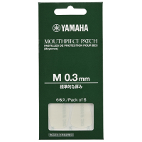 0.3mm 透明牙垫 一包(6片) YAMAHA/雅马哈萨克斯牙垫中音笛头牙垫高音次中音黑管单簧管牙垫