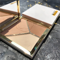 三色一体盘 哑光高光阴影修容盘鼻影粉侧影一体两用组合脸部闪粉提亮瘦脸粉饼