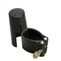 卡子+笛头帽 软皮萨克斯管萨克斯卡子笛头卡箍帽皮卡吹嘴卡帽乐器配件