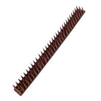 LL013-12条棕色 见详情 防猫刺钉环保塑料别墅驱猫防鸟刺宠物防爬刺防小偷空调机窗台栅栏