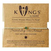 《绿玛瑙象征财富 VIKIKO财富日本手作天然绿玛瑙小珠串闺蜜友谊女生细小手链