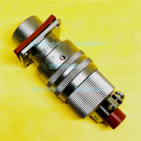 金属防尘盖 3芯航空插头座Y50DX-2203TK2 ZJ10 TJ2 ZK10连接器公母电缆接插件