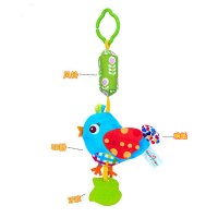 小鸟风铃 婴儿玩具宝宝推车挂件0-1岁 安全座椅摇铃床头风铃玩偶车载饰床铃