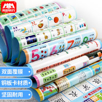 宝宝认知无声挂图卡片早教启蒙0-3-6岁看图识字认字小学前班拼音拼读训练字母表婴幼儿园学龄前儿童认物益智力玩具撕不烂墙