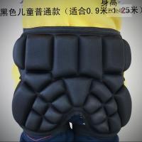 A82-普通款儿童黑(高0.95-1.25米) L 加厚外穿滑雪护具轮滑护臀儿童成人溜滑冰防摔裤护屁股垫滑板溜冰