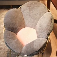 浅灰 55*30cm 阳台吊椅秋千坐垫吊篮坐垫靠垫一体圆形藤椅垫摇篮垫子可拆洗