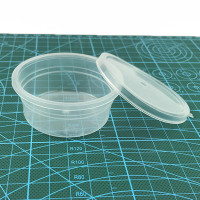 PP盒30个 0g 分装盒彩泥粘土爱心盒太空泥圆形 带盖透明环保PP盒 粘土密封盒