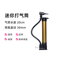 迷你20cm钢款-[收藏加购送多用球针] 打气筒自行车家用小型高压气筒车电动电瓶车篮球通用气管子充气筒