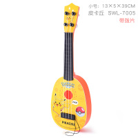 小号 7033 皮卡丘尤克里里小吉他儿童男孩女孩乐器玩具可弹奏初学者音乐玩具