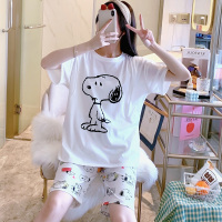 SY-2171#史努比 版型偏小,建议拍大一码 夏季孕妇睡衣产后月子服短袖五分裤哺乳套装产前5月份产后喂奶衣