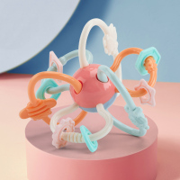 牙胶手抓球[可咬可高温消毒] 婴儿牙胶手抓球儿童玩具摇铃益智宝宝早教啃咬软胶六一儿童节礼物