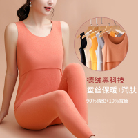 西瓜红背心单件(免穿文胸, 送胸垫) M 孕妇保暖背心春秋打底产后哺乳吊带喂奶打底加绒德绒马甲女冬大码