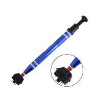 蓝色夹轴器 金属夹轴器润轴笔镊子套装机械键盘上油润轴器夹轴笔轴体润轴工具