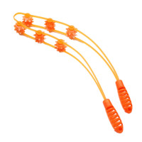 树脂黄色款 按摩刺激 拉背器木质滚轮式手动背部按摩器腰部腹部全身经络搓拉背条按摩器