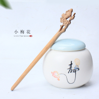 桃木小梅花发簪(半成品) 买就送2张砂纸 桃木簪子半成品木质发簪古风民族风头饰头钗木发簪手工头饰发饰女