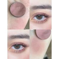 #紫薯去肿色盘 橄榄皮真爱 迷人的清冷感灰粉紫眼妆 outofoffice深邃去肿眼影盘