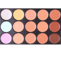 Z1501 悦意花彩妆工具15色黑眼圈痘印修饰肤色粉底打底膏自然轻薄多色系