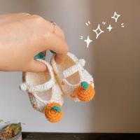 橘子小鞋/* 材料包 虎头鞋diy材料手工制作婴儿宝宝用品毛线编织婴儿鞋解闷钩织材料