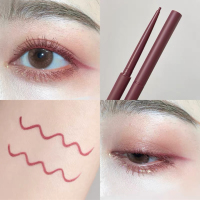04#红棕色 比德芙还丝滑!gellas眼线胶笔防水不易晕染持久极细棕色卧蚕下至