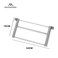 白色 山之客 户外超轻折叠锯便携式可拆卸手工锯露营伐木手拉锯子