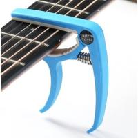 蓝色纳米树脂款(无赠品,不刻字) 结他夹变调夹民谣木吉他尤克里里变音子电古典吉它两用调音器电