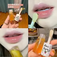 单支蜜蜂唇油[保护好嘴唇哟] 李佳琦推荐蜂蜜护唇油玻璃唇保湿透明唇膏睡眠唇蜜皮淡化唇纹