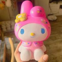 A40-暗黑美乐蒂112色颜料+2只笔 +盘 陶瓷画画上色石膏涂色娃娃涂鸦史迪仔彩绘暗创意黑KT猫上色搪胶di