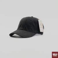 黑色 可调节 无印良品棒球帽女夏季日系情侣百搭出游软顶遮阳防晒帽鸭舌帽子男