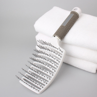 白色 女顺发弧形吹发大弯梳大排梳吹蓬松头发男排骨梳造型梳吹油头发型