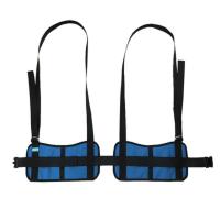 蓝色简易款单层100斤以内 均码 腰椎腰部腰间盘拉伸牵引器材吊带家用突出腰部神器单杠悬吊牵引带