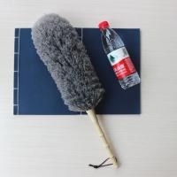 灰色纤维掸子全长约50cm左右 确认下尺寸再 磨山匠人除尘掸子家用车用办公室打扫清洁神器鸡毛掸子打扫灰卫生