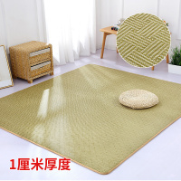 青春年华(1厘米厚) 定制 加厚藤席地垫夏季凉席垫子卧室榻榻米床垫儿童宝宝爬行地毯铺地垫