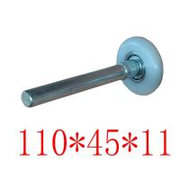 尼龙轮45*110 电动遥控翻板卷帘车库门配件小白轮尼龙滑轮金属轴承导向滚轮