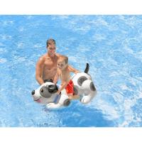 57521斑点狗坐骑(108*71cm) INTEX成人水上充气坐骑火烈鸟游泳圈独角兽浮排泳池浮床儿童玩具